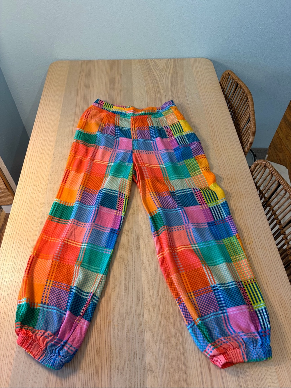 Anthropologie x Farm Rio Woven Joggers